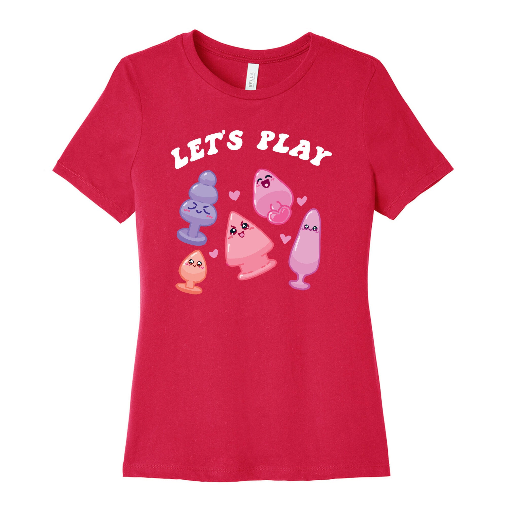 Let's Play (Kawaii Plugs) Women's Cotton Tee